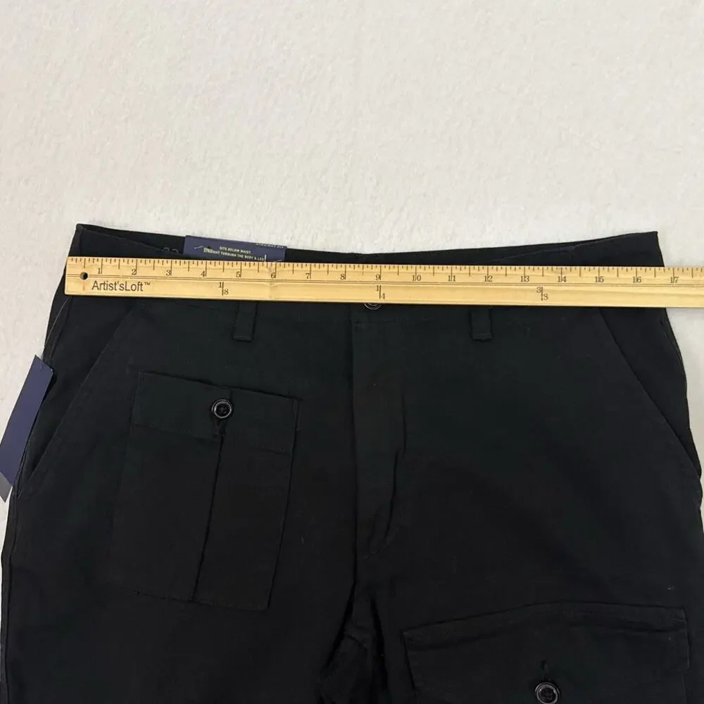 Polo Ralph Lauren Mens Cargo Jogger Pants 32x32 Black Golf Aviator Military